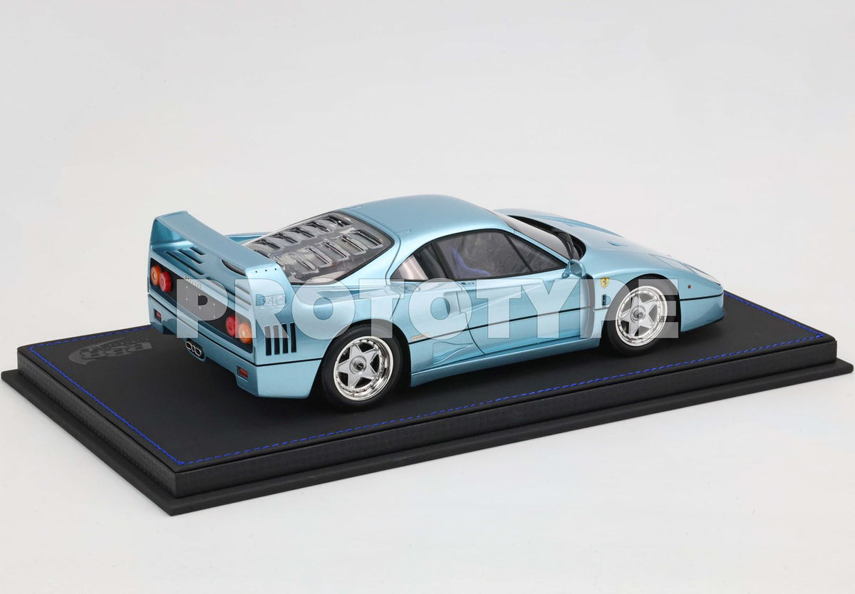 BBR 1:18 Ferrari F40 Hyperion Blue P18151I