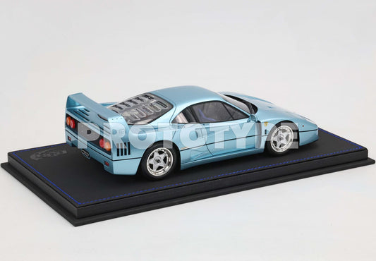 BBR 1:18 Ferrari F40 Hyperion Blue P18151I