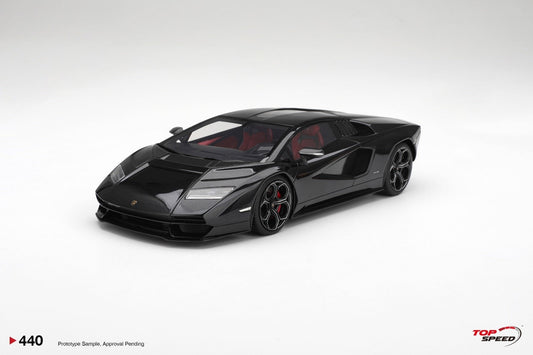 [Preorder] Topspeed 1:18 Lamborghini Countach LPI 800-4  Nero Maia TS0440