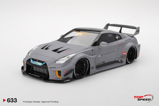 [Preorder] Topspeed 1:18 Nissan LB-Silhouette WORKS GT 35GT-RR Ver.1 Matt Grey TS0633