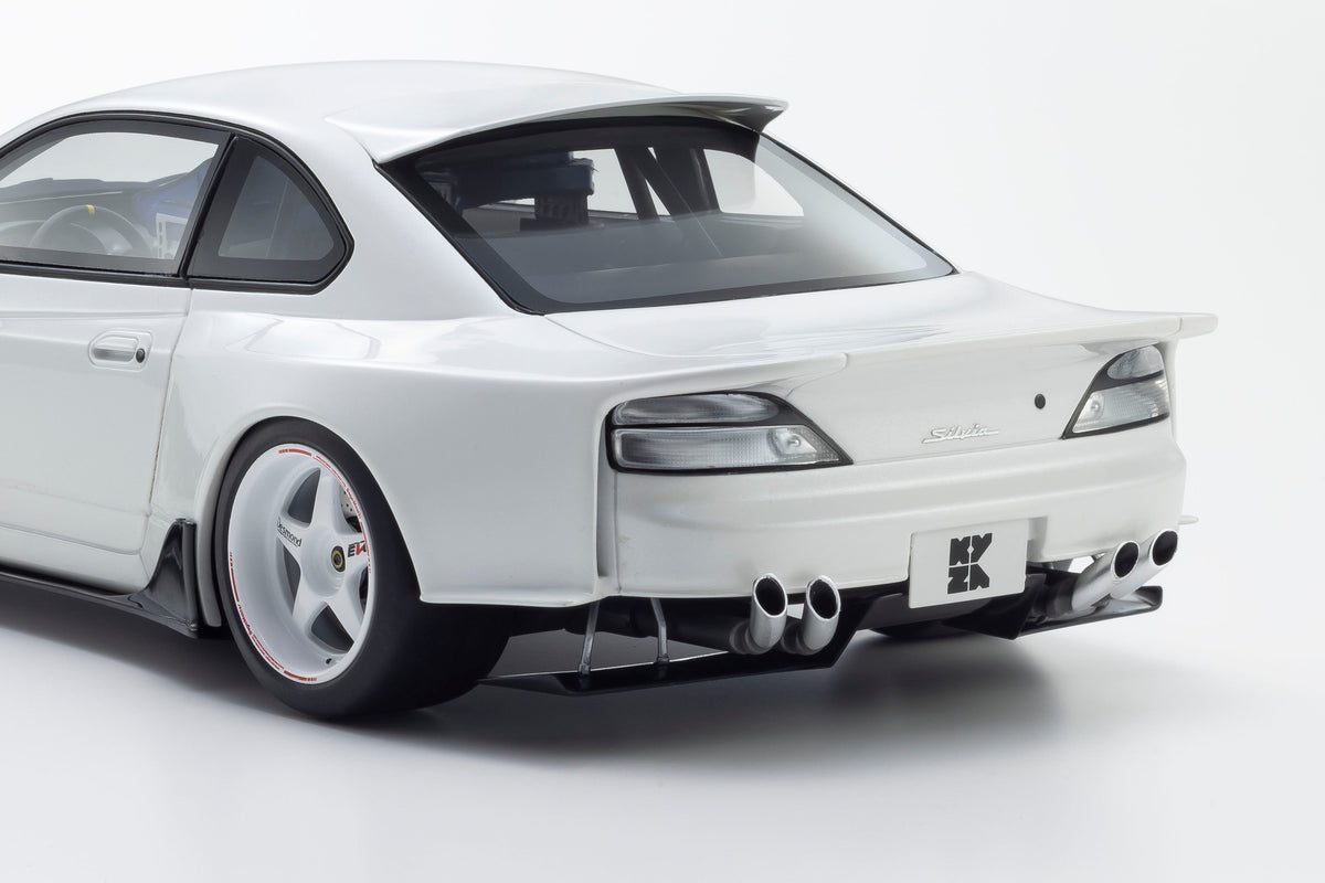 Kyosho 1:18 Nissan Silvia S15 Khyzyl Saleem (White) KSR18066W