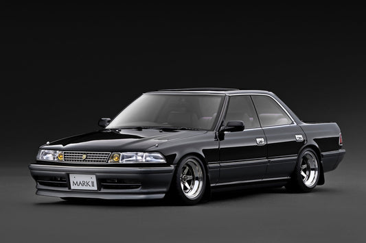 [Preorder] Ignition Model 1:18 TOYOTA MARKⅡ2.5 Grande LIMITED (JZX81) Black/Gun Metallic IG3859
