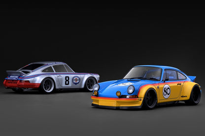[Preorder] Ignition Model 1:18 PORSCHE RWB Backdate Yellow / Blue IG3877