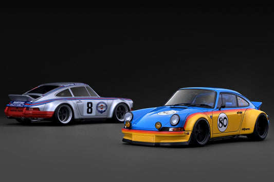 [Preorder] Ignition Model 1:18 PORSCHE RWB Backdate Yellow / Blue IG3877