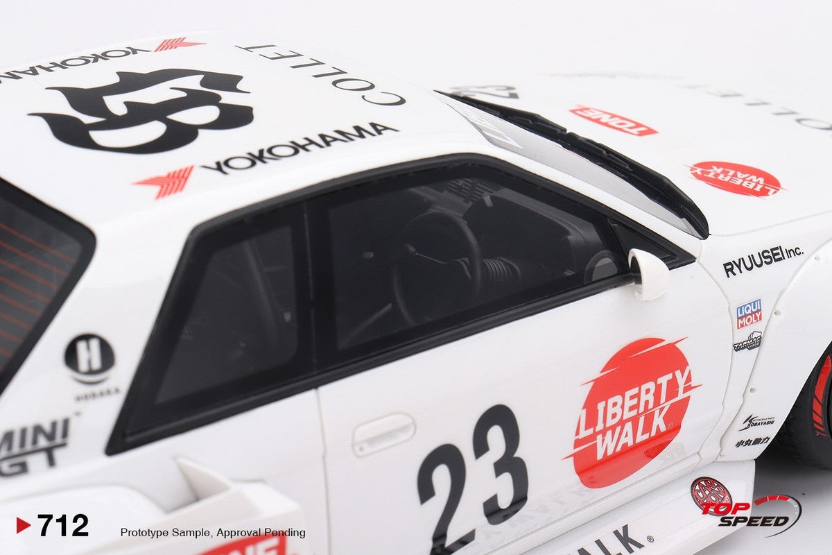 [Preorder] Topspeed 1:18 LBWK Nissan Skyline GT-R (R32) Kaido Works LB-Hinomaru TS0712