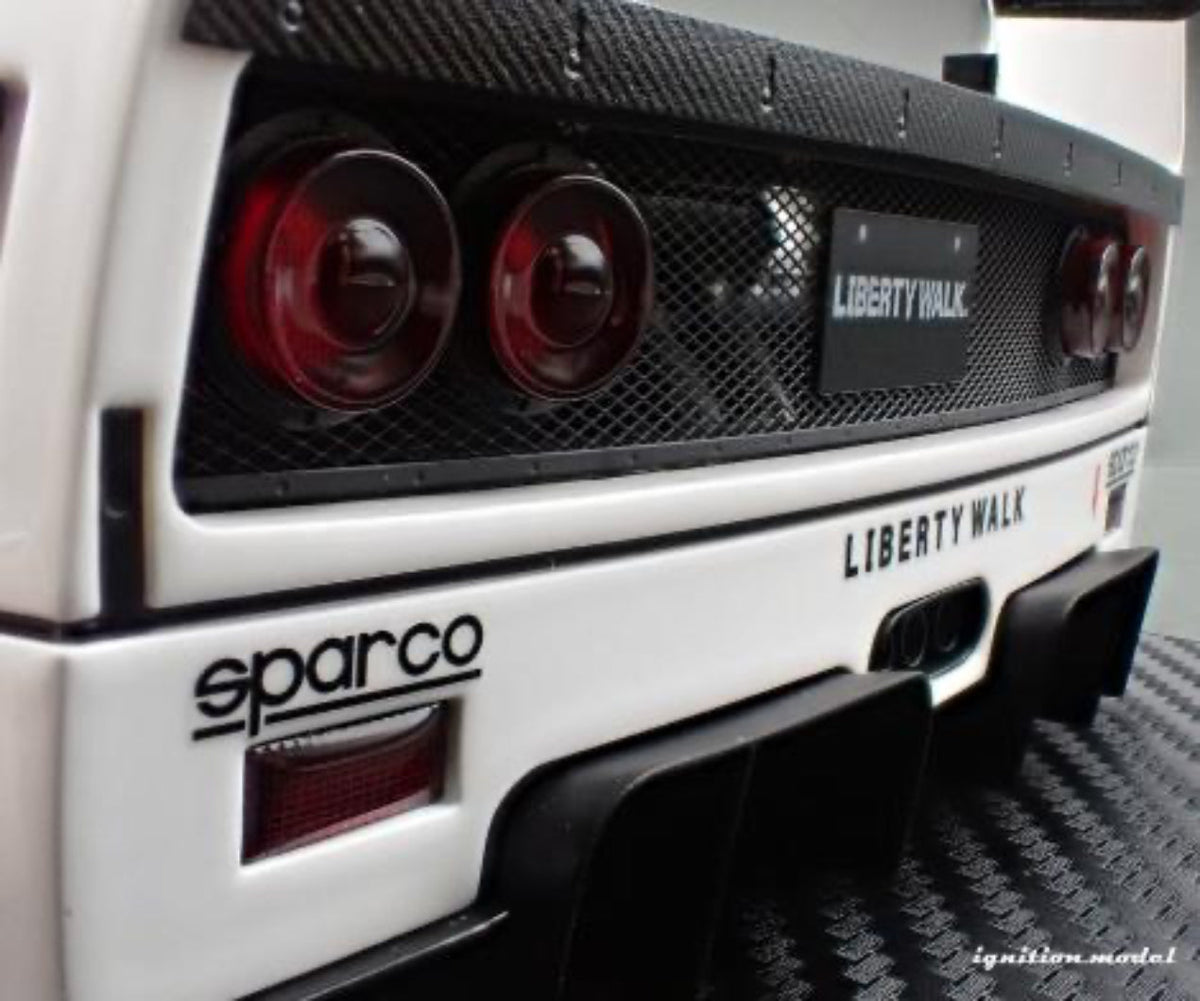 Ignition Model 1:18 LB-Works Ferrari F40 White IG3752