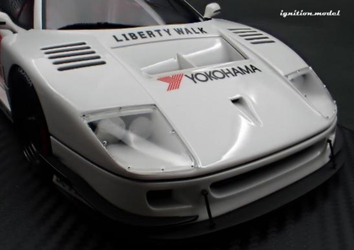 Ignition Model 1:18 LB-Works Ferrari F40 White IG3752