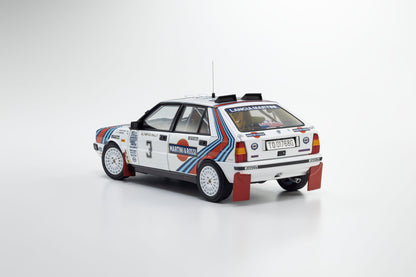 Kyosho 1:18 Lancia Delta HF 4WD 1987 Olympus Rally MARTINI ROSSI Nr. 3 08960E