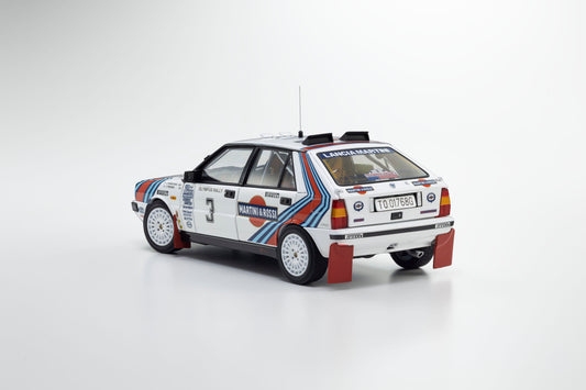 Kyosho 1:18 Lancia Delta HF 4WD 1987 Olympus Rally MARTINI ROSSI Nr. 3 08960E