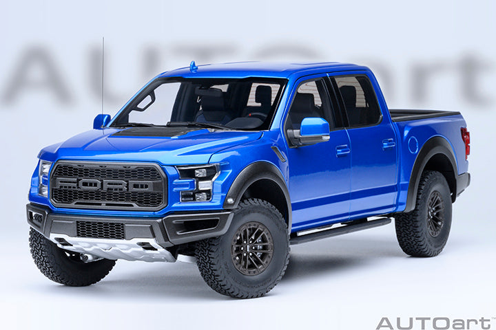 AUTOart 1:18 Ford F-150 Raptor Supercrew 2019 Velocity Blue 72949
