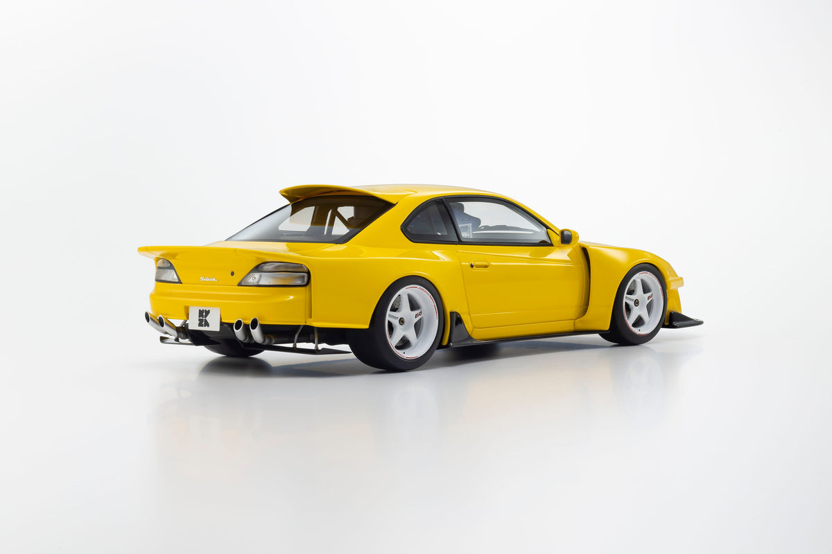 Kyosho 1:18 Nissan Silvia S15 Khyzyl Saleem (Yellow) KSR18066Y