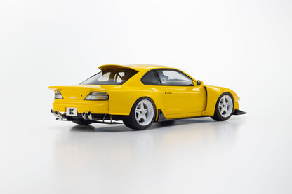 Kyosho 1:18 Nissan Silvia S15 Khyzyl Saleem (Yellow) KSR18066Y
