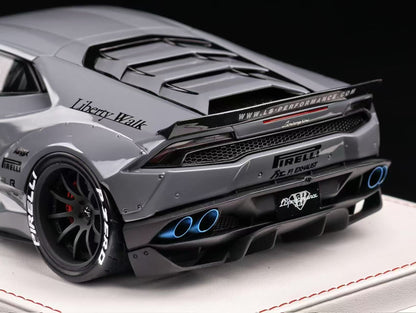 LB-PERFORMANCE 1:18 LIBERTY WALK Lamborghini Huracan LP610 Resin Cement Grey