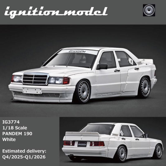 Ignition Model 1:18 PANDEM 190 White IG3774