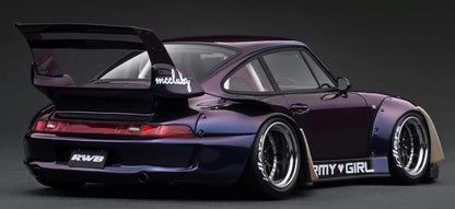 Ignition Model 1:18 Porsche RWB 993 Purple Metallic IG3739