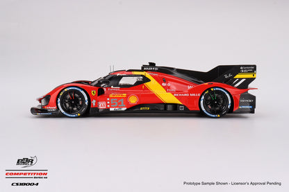 BBR 1:18 Ferrari 499P Team AF Corse 2023 - no.51 WEC 6 Hr of Spa 3rd Place CS18004