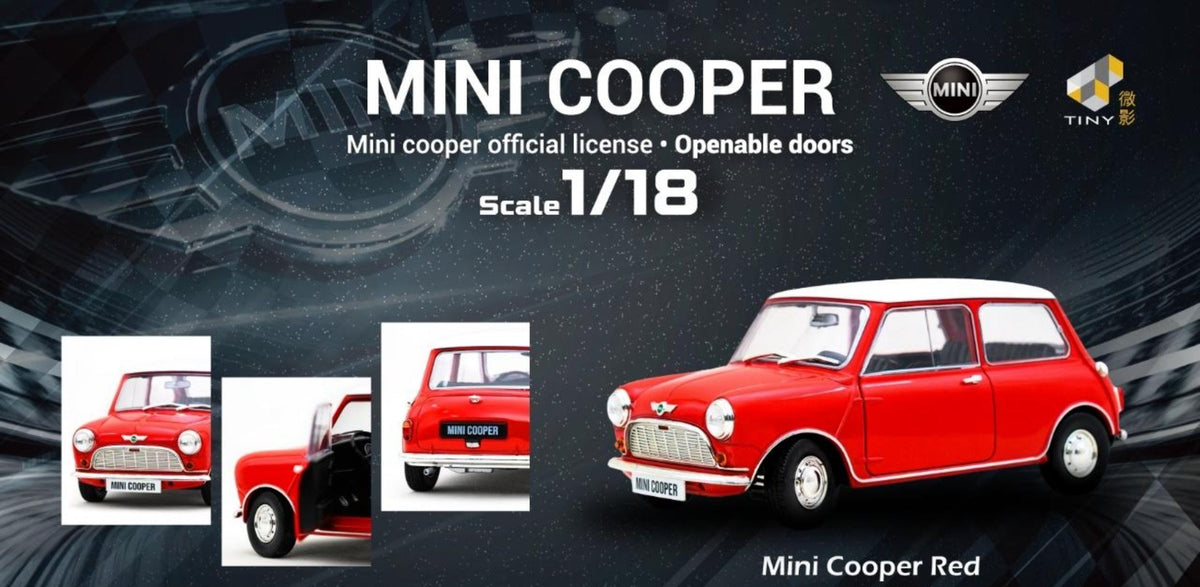 Tiny City 1:18 Mini Cooper Red ATC18069