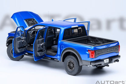 AUTOart 1:18 Ford F-150 Raptor Supercrew 2019 Velocity Blue 72949