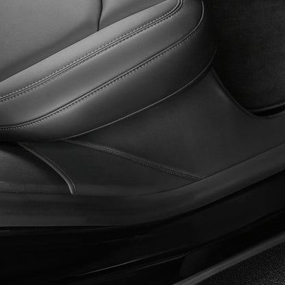 Leather Rear Door Sill Protector for Tesla Model Y 2020-2025.03