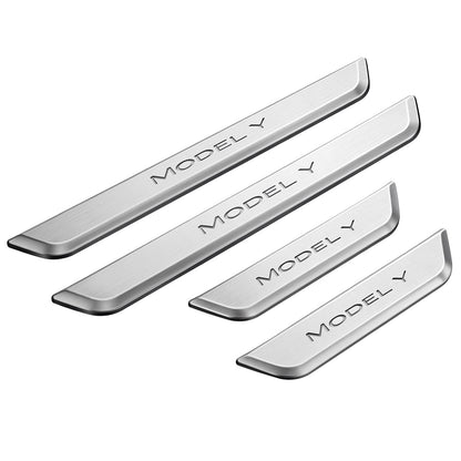Flash Sale: LED illuminated Welcome Pedal Door Sill Protector for Model 3 | TESERY