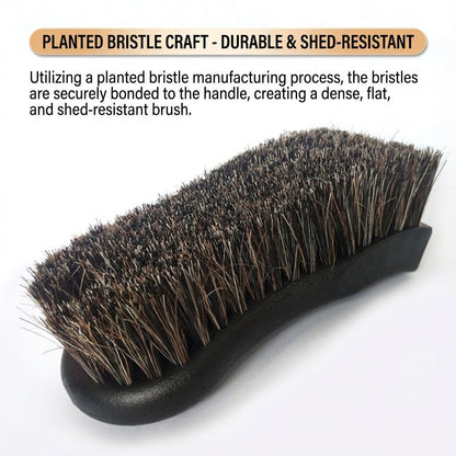 Long Bristle Horse Hair Leather Cleaning Brush for Tesla Interior | 1PCS