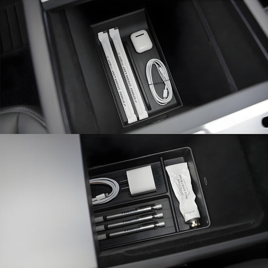Lower Center Console Storage Organizer for Model Y Juniper& Model YL 2026+