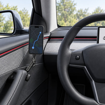 Magnetic Door Phone Mount for Tesla Model 3 Highland, Model Y & Model YL (LHD)