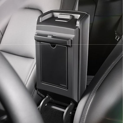 Magnetic Hidden Center Console Organizer for Model Y Juniper / Model 3 Highland