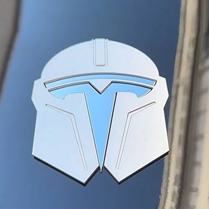 3D Metal Frunk Logo Badge Overlay | Aluminum Alloy | 3 Colors | Model 3/Y