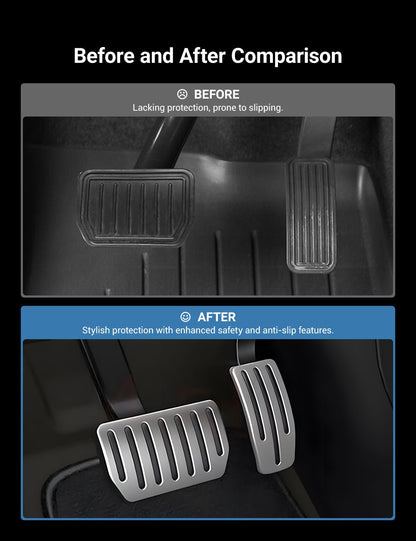 Metal Gas And Brake Pedal for Tesla Model S/X 2017-2021