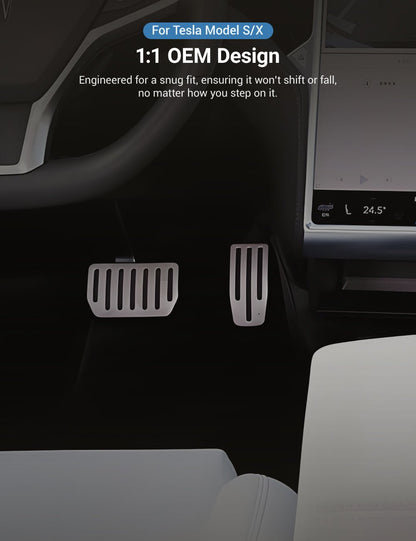 Metal Gas And Brake Pedal for Tesla Model S/X 2017-2021