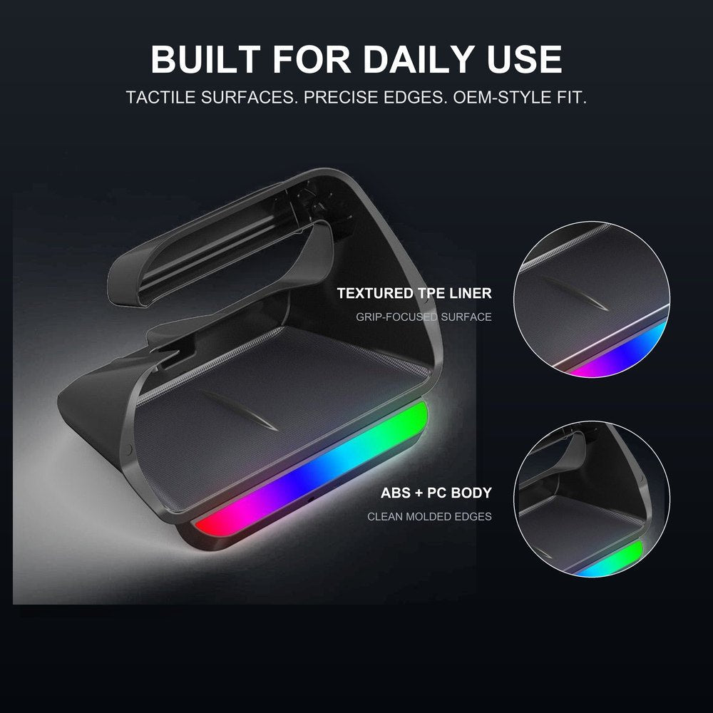Model 3 Highland / New Model Y Under Screen Storage Box Center Console Organizer With Ambient Lighting