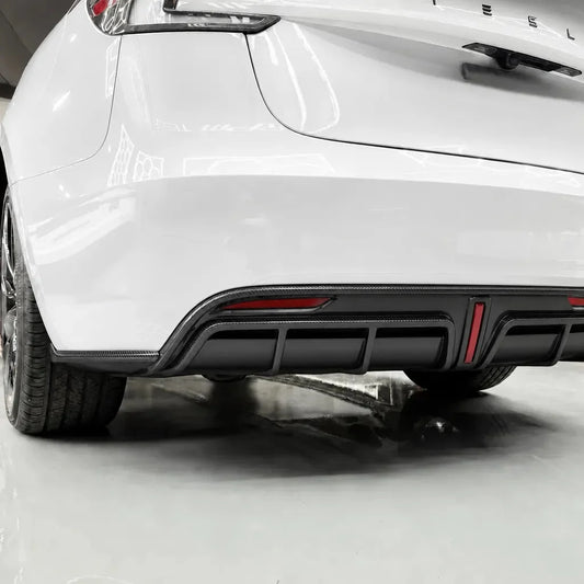 Model 3 Highland Real Carbon Fiber Rear Diffuser | Tesery