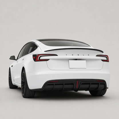 Model 3 Highland Real Carbon Fiber Rear Diffuser | Tesery