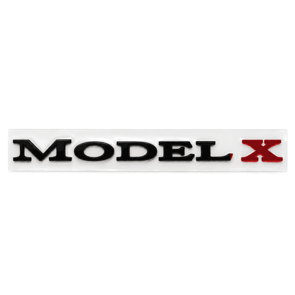 Model Name Tailgate Emblem for Tesla Model 3/Y/S/X