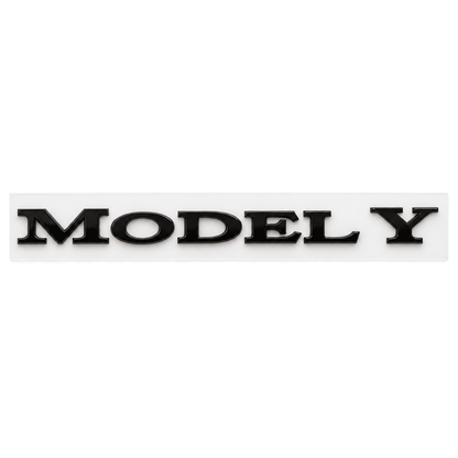 Model Name Tailgate Emblem for Tesla Model 3/Y/S/X