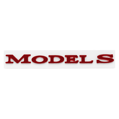 Model Name Tailgate Emblem for Tesla Model 3/Y/S/X