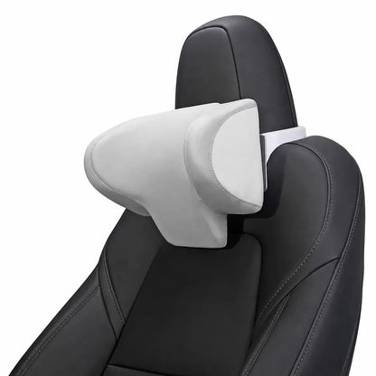 Ergonomic and Slow-Rebound Memory Foam Car Headrest for Model Y & Model 3
