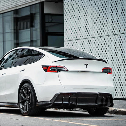 Model Y Carbon Fiber Spoiler Sport Style - Dry Carbon Fiber Exterior Mods