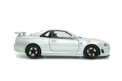 Solido 1:18 NISSAN SKYLINE (R34) GT-R Z TUNE SILVER 1999 S1804312