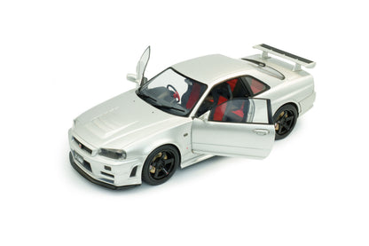 Solido 1:18 NISSAN SKYLINE (R34) GT-R Z TUNE SILVER 1999 S1804312