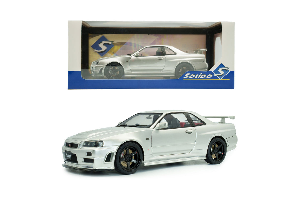 Solido 1:18 NISSAN SKYLINE (R34) GT-R Z TUNE SILVER 1999 S1804312