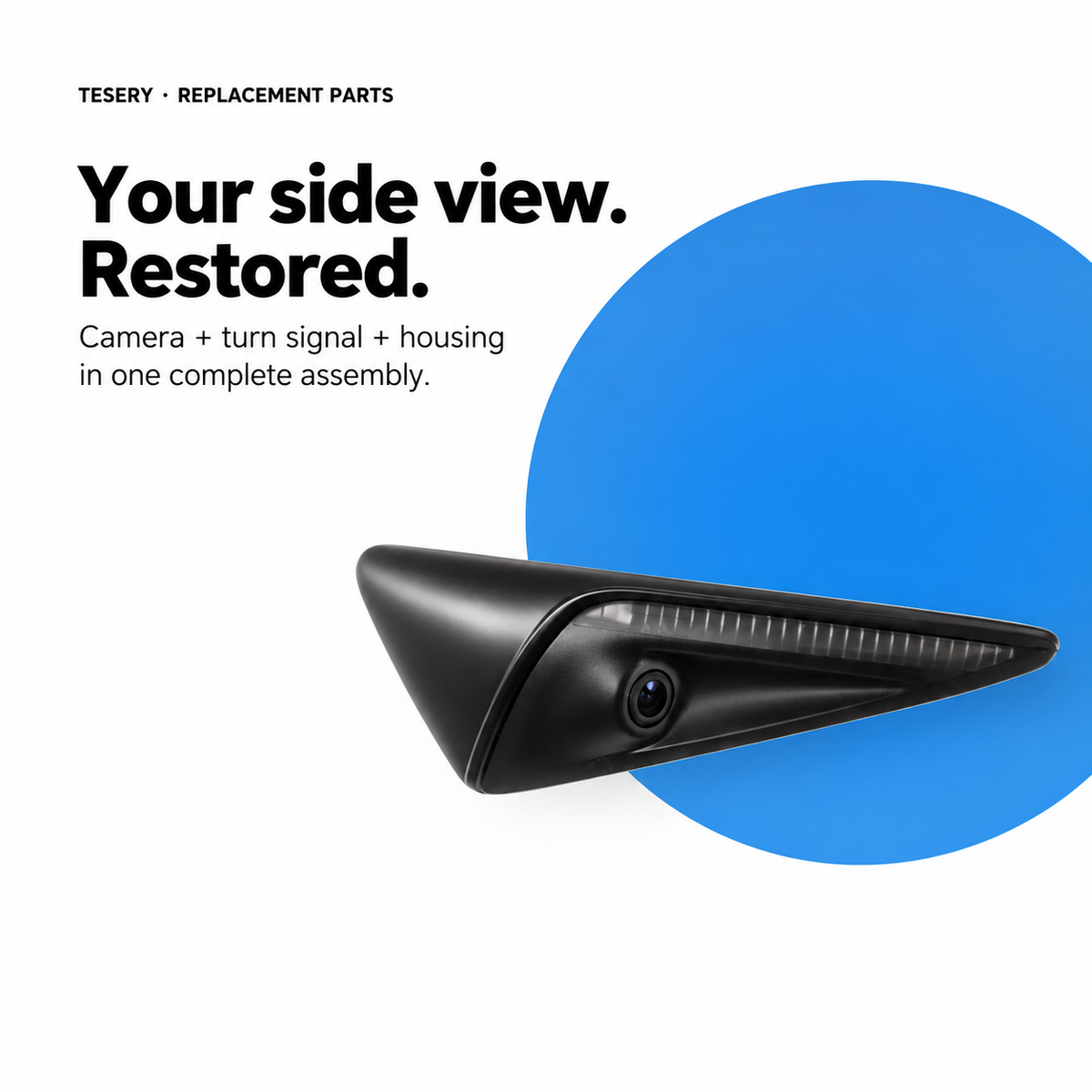 OEM Side Repeater Camera for Tesla Model 3/Y (HW3.0)
