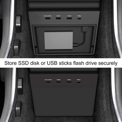 Old style hub USB hub for Tesla Model 3 (2017-2020)