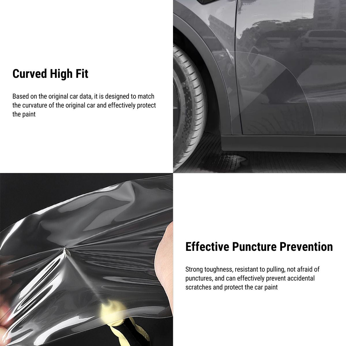 Paint Protection Film For Tesla Model Y Juniper / Model 3 Highland / Model YL (8 pieces)