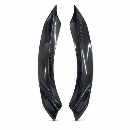 Real Carbon Fiber Front Bumper Corner Trim for Model Y Juniper / Model 3 Highland