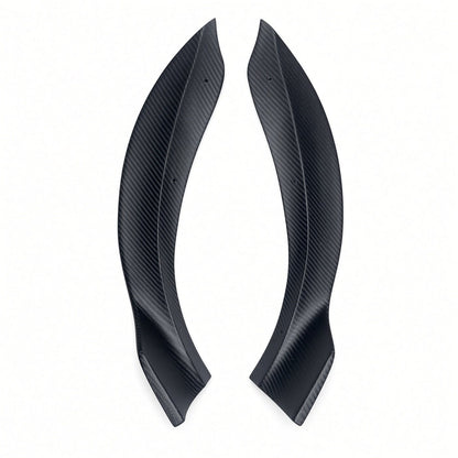 Real Carbon Fiber Front Bumper Corner Trim for Model Y Juniper / Model 3 Highland