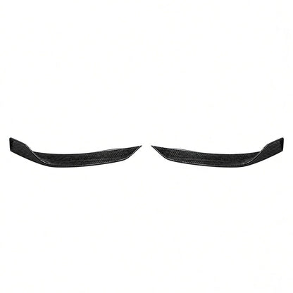 Real Carbon Fiber Front Bumper Corner Trim for Model Y Juniper / Model 3 Highland