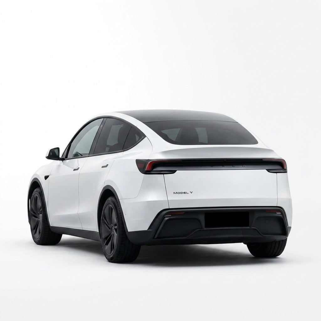 Real Carbon Fiber Rear Diffuser Bumper Trim for Model Y Juniper