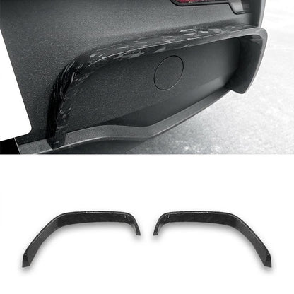 Real Carbon Fiber Rear Diffuser Bumper Trim for Model Y Juniper